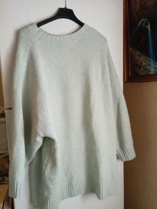 Blusa Oversize Teal Talla Única