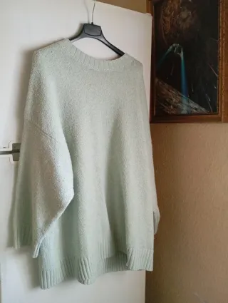 Blusa Oversize Teal Talla Única