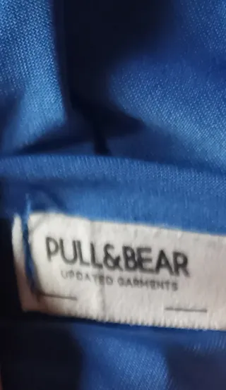 Vestido largo Pull&Bear azul tirantes finos