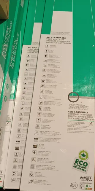 Tarima de sin estrenar