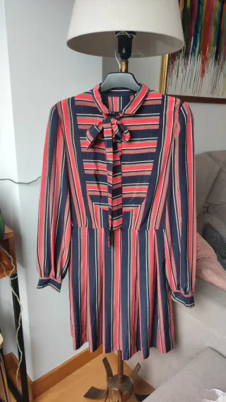 Vestido Yves Saint Laurent rayas