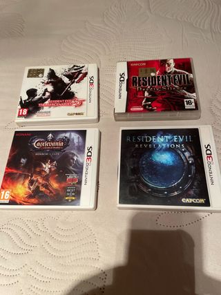Lote 4 Juegos Nintendo 3DS completos