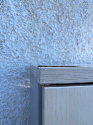 Armario archivador beige y gris