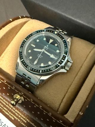 Reloj Yema Superman Negro/Plateado