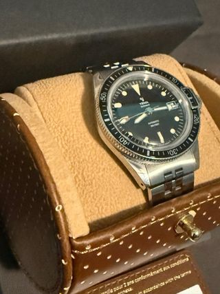 Reloj Yema Superman Negro/Plateado