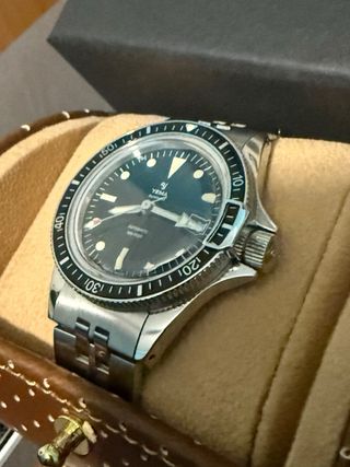 Reloj Yema Superman Negro/Plateado