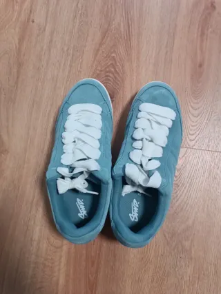 Zapatillas deportivas, verde azulado