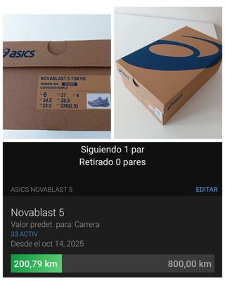 Zapatillas ASICS NOVABLAST 5 Edición Tokyo, 37