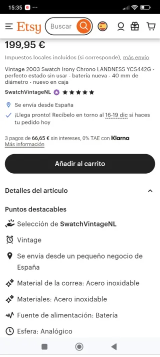 Swatch Irony Chrono 40mm