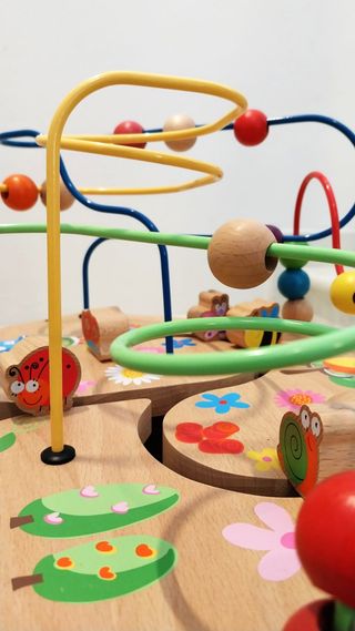 Cubo de Actividades de Madera – Juego Educativo