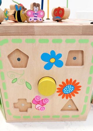 Cubo de Actividades de Madera – Juego Educativo