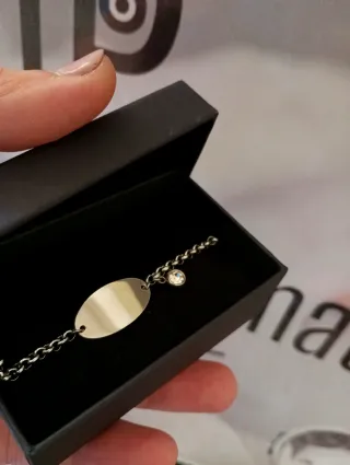 Pulsera Plata Patitos