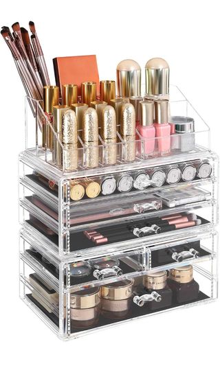 SONGMICS Organizador de Maquillaje AcrÍlico Grande