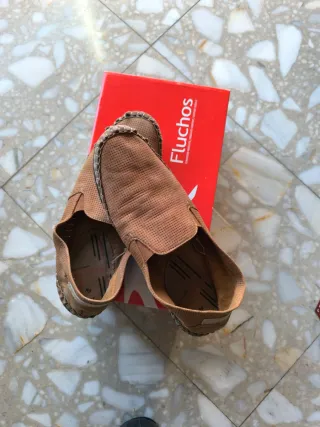 Fluchos Bahamas Cuero Crema Talla 43