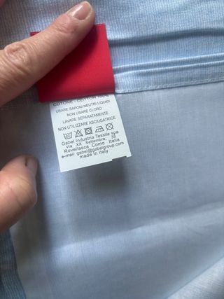 Lenzuola Gabel Cotone Singolo Azzurro