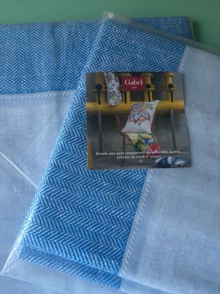 Lenzuola Gabel Cotone Singolo Azzurro