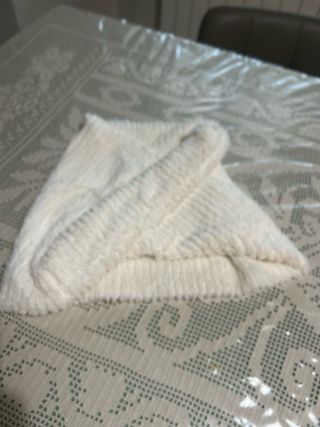 Scaldacollo in pile bianco