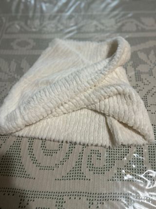 Scaldacollo in pile bianco