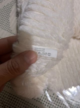 Scaldacollo in pile bianco