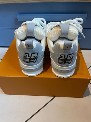 Scarpe Louis Vuitton Grigio Bianco