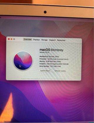 MacBook Air 2017 Plata