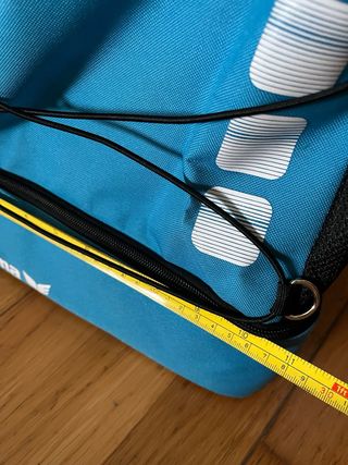 Mochila Erima compartimento zapatos azul/negra