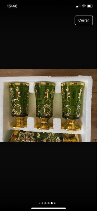 Juego Jarra y 6 Vasos Árabes