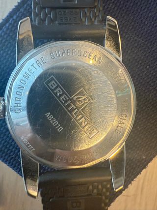 Reloj Breitling Superocean Heritage Negro/Plata