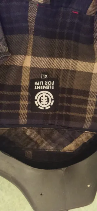 Camisa de invierno Element cuadros