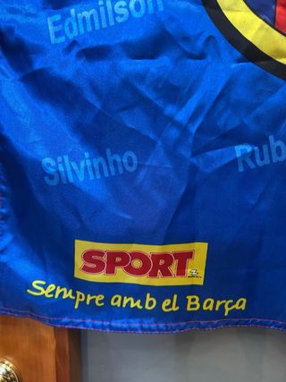 Bandiera Barcellona Campioni 2005