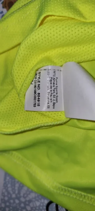 Camiseta Puma Amarilla fosfi talla M