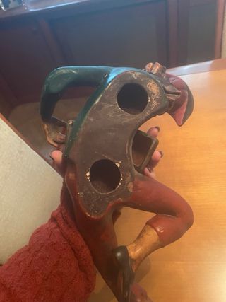 Arlequín de cerámica decorativo