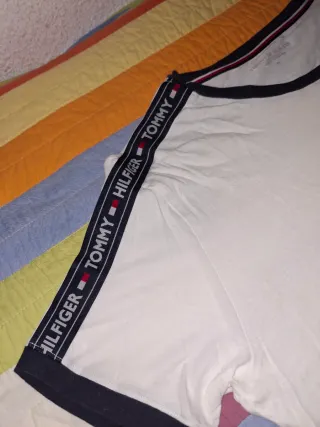 Camiseta Tommy Hilfiger Blanca Talla M