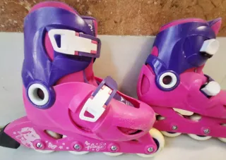 Patines Oxelo Play 3 Niña Rosa T. 28-30