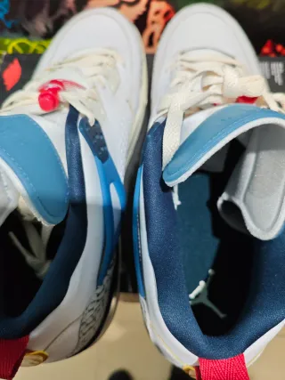 Zapatillas Jordan Spizike Low Azul Blanco