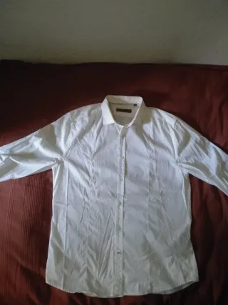Camisa Antonio Miro Talla M Blanca
