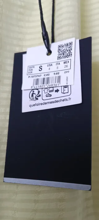 Vestido precioso amarillo Cortefiel talla S