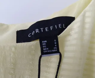 Vestido precioso amarillo Cortefiel talla S
