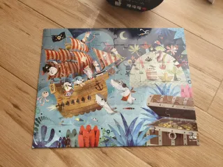 Puzzle Janod Barco Pirata 36 Piezas