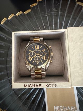 Reloj Michael Kors Cronógrafo Dorado y Plateado