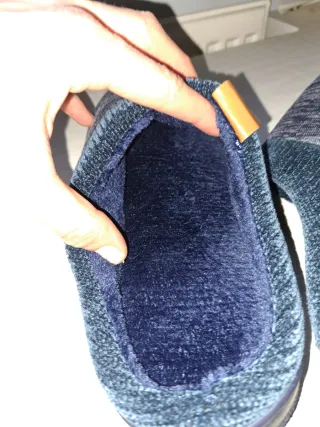 Zapatillas de casa Pmoiste azul y gris