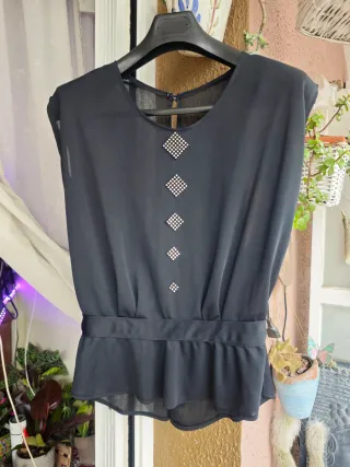 Top fiesta pedrería talla M