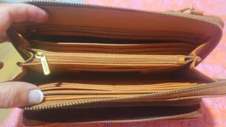 Bolso Parfois marrón y dorado