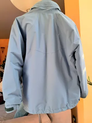 Anorac Lafuma azul grisáceo con polar extraíble