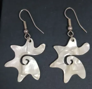 Pendientes de plata con espiral