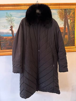 Giaccone nero donna taglia 46