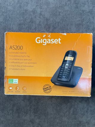 Gigaset AS200 Telefono Cordless Nero