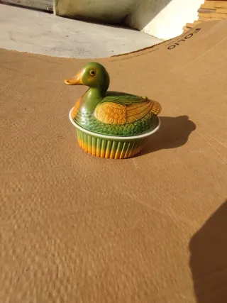 Terrina porta biscotti a forma di anatra