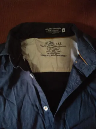 Camisa Jack & Jones Talla M Azul