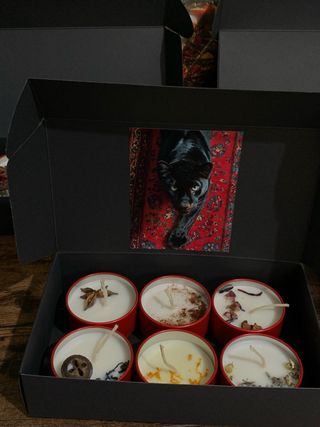 Set 6 Velas Aromáticas Artesanales